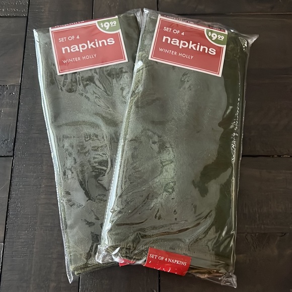 NWT - lot of holiday fine linen napkins! - Picture 5 of 8